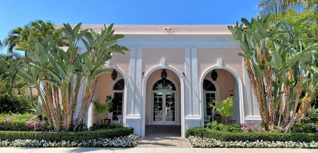 exterior of ballroom building 