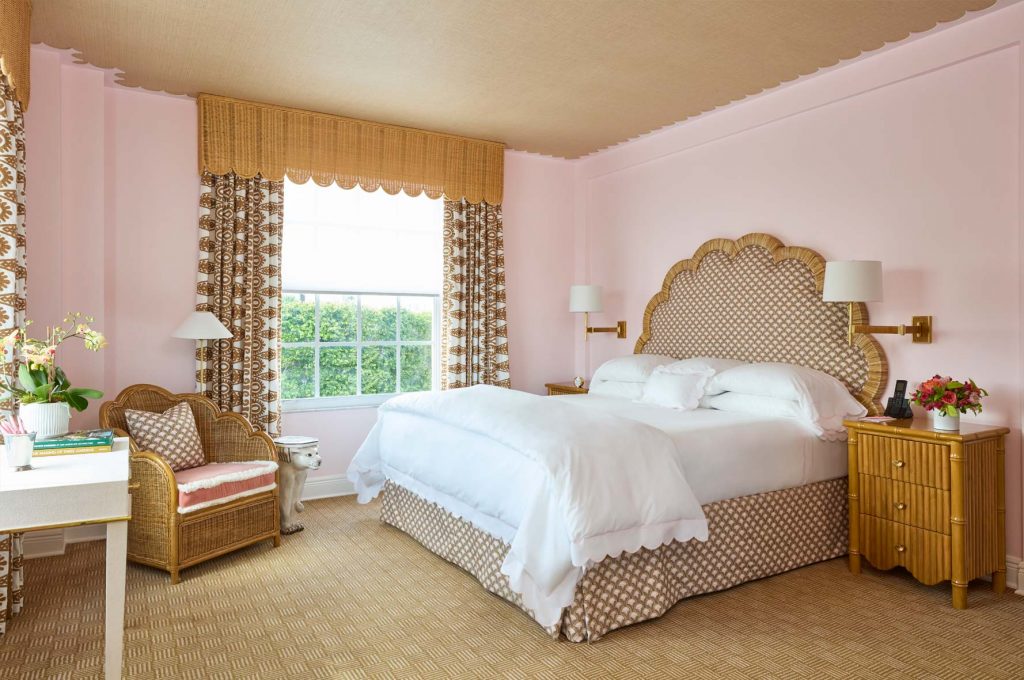 premium room with king bed and seating area