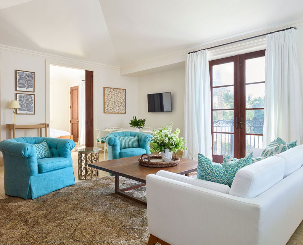 Bungalow living room area.