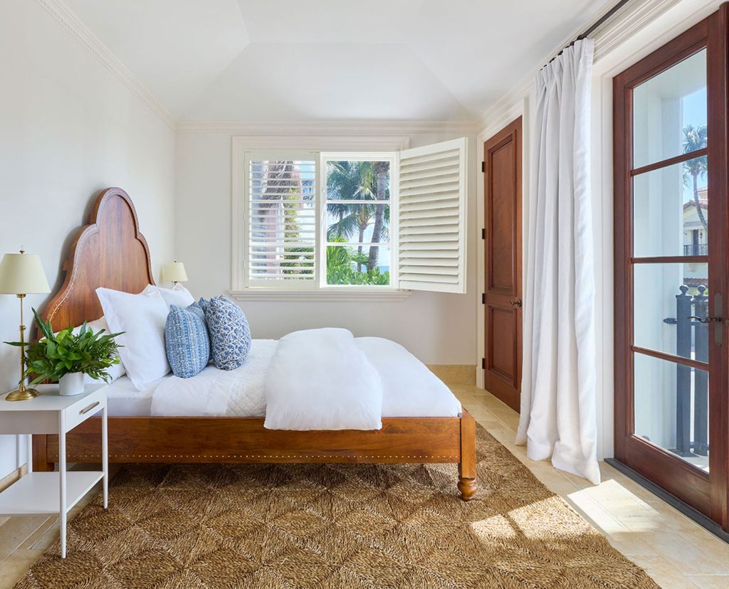 Light and airy bedroom.