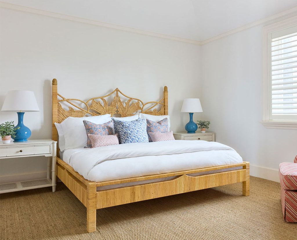 Light and airy bungalow bedroom.