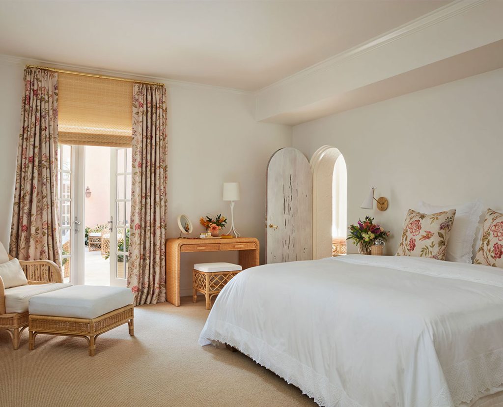 Light and airy bedroom.