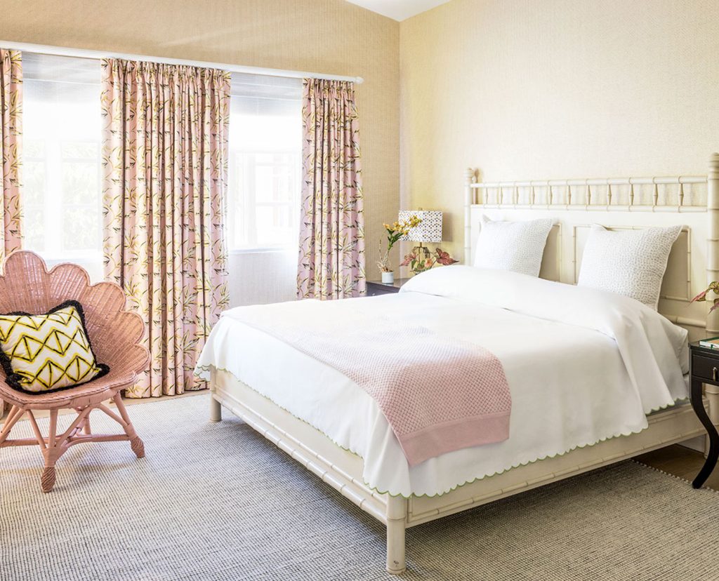 Light and airy bedroom.