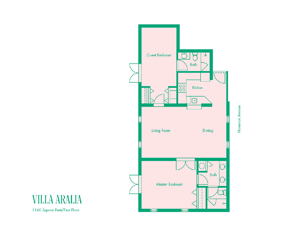 Villa Aralia floor plan