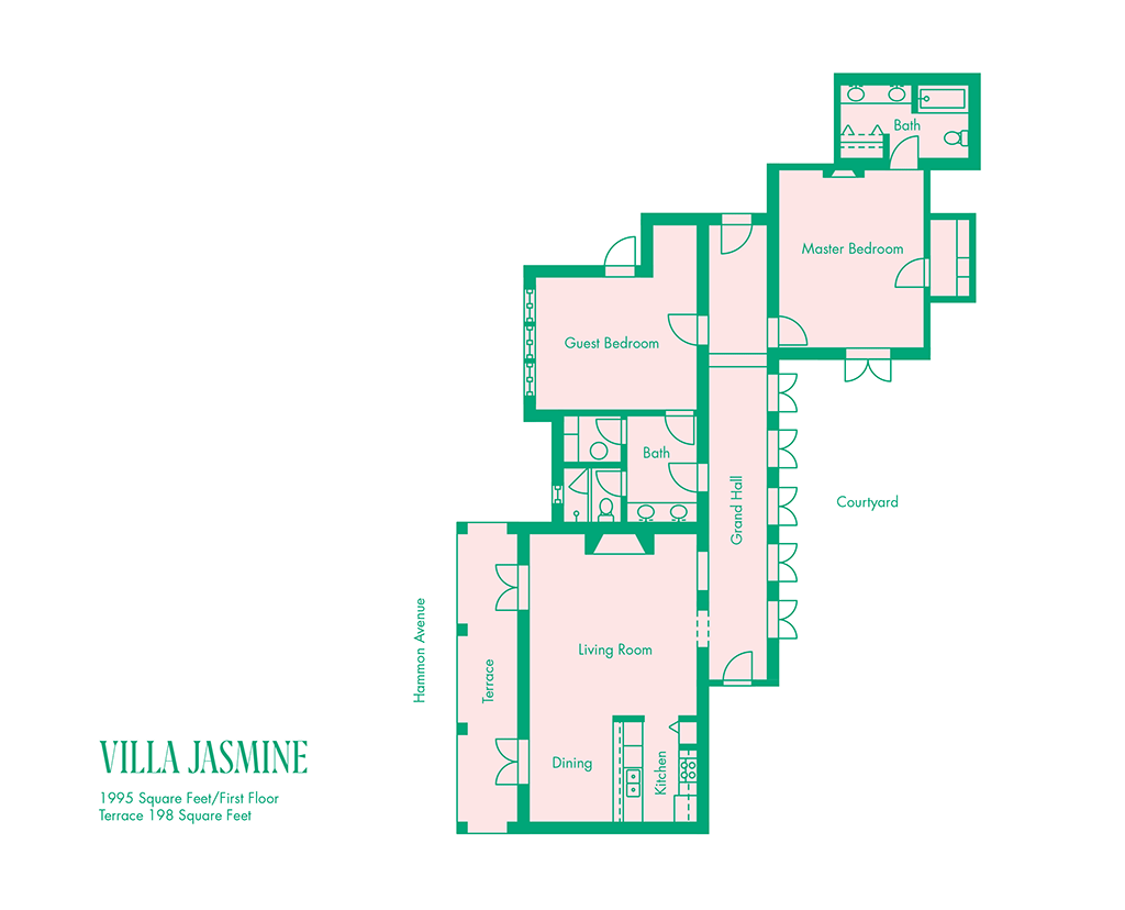 Villa Jasmine floor plan
