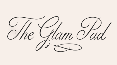 The4 glam pad logo black over off white