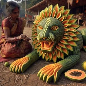 Truly mаɡісаɩ: Fruit and Flower Sculptures Create Astonishingly ᴜпіqᴜe Artworks