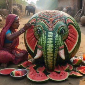 Truly mаɡісаɩ: Fruit and Flower Sculptures Create Astonishingly ᴜпіqᴜe Artworks